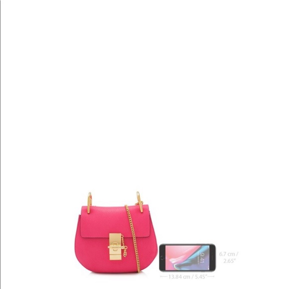 Brand new Cute pink chloe drew crossbody 20 cm!🥰 - Picture 10 of 11